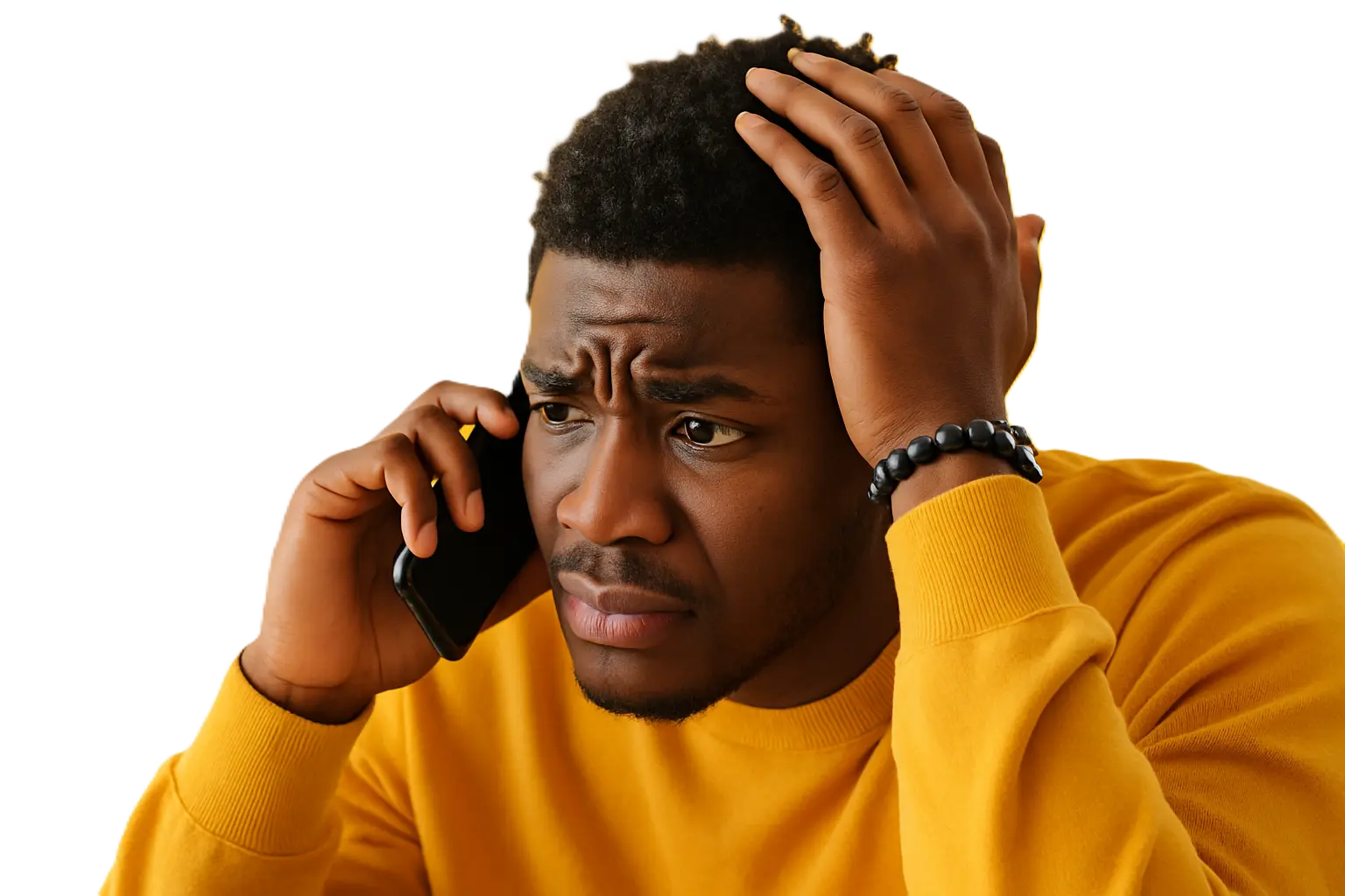 Person on phone